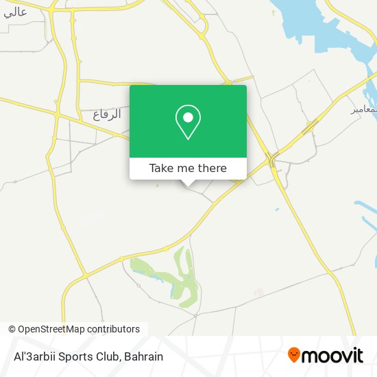 Al'3arbii Sports Club map