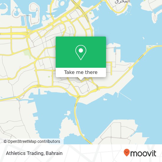 Athletics Trading map