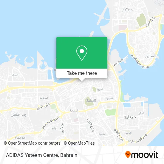 ADIDAS Yateem Centre map