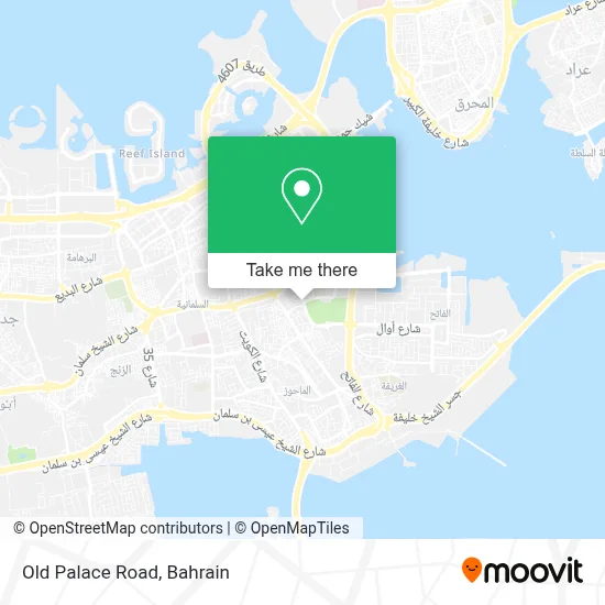 Old Palace Road map