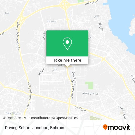 Driving School Junction map