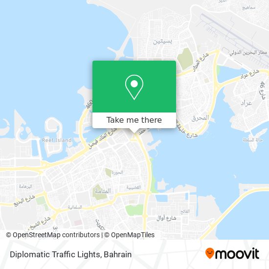 Diplomatic Traffic Lights map