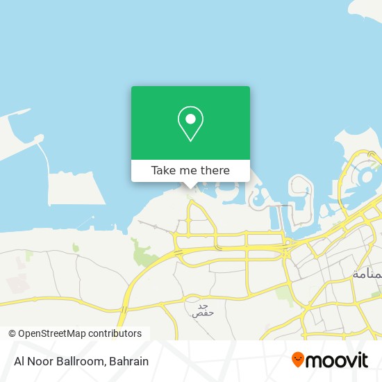 Al Noor Ballroom map