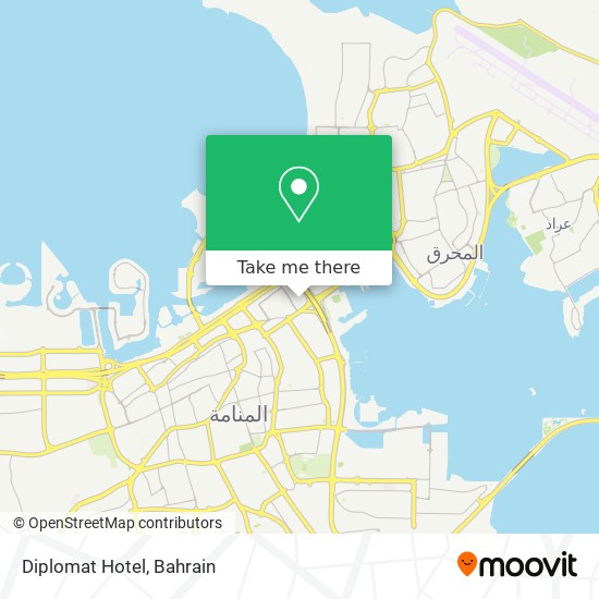 Diplomat Hotel map