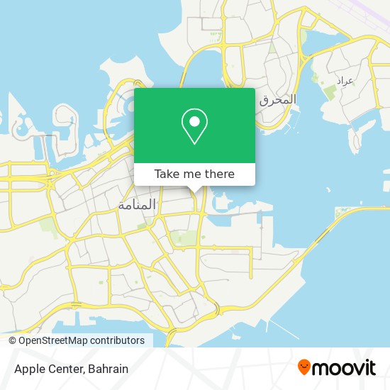 Apple Center map