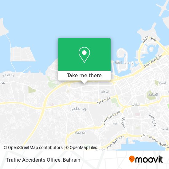 Traffic Accidents Office map