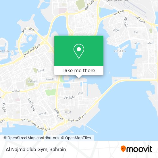 Al Najma Club Gym map