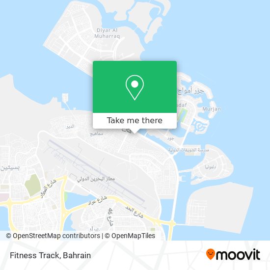 Fitness Track map