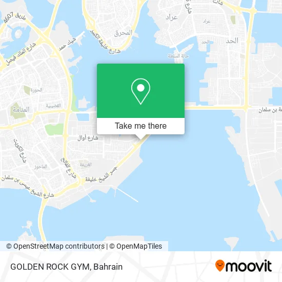 Golden Rock Gym map