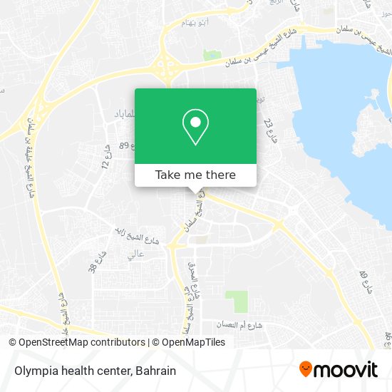 Olympia health center map