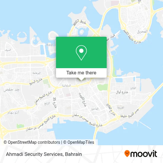 Ahmadi Security Services map