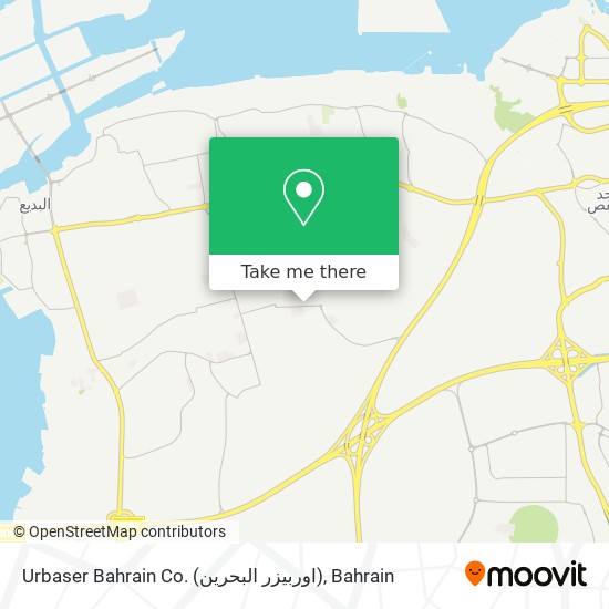 Urbaser Bahrain Co. (اوربيزر البحرين) map