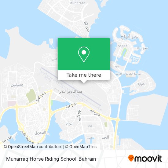 Muharraq Horse Riding School map