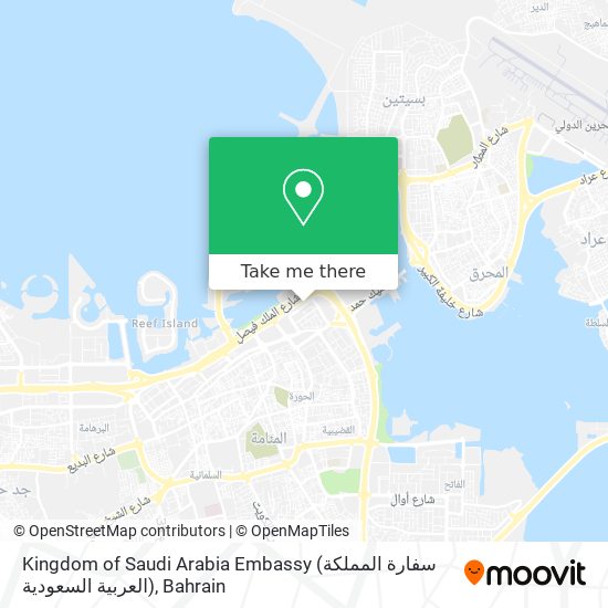 Kingdom of Saudi Arabia Embassy (سفارة المملكة العربية السعودية) map