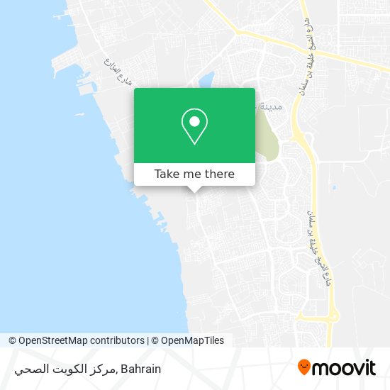 مركز الكويت الصحي map