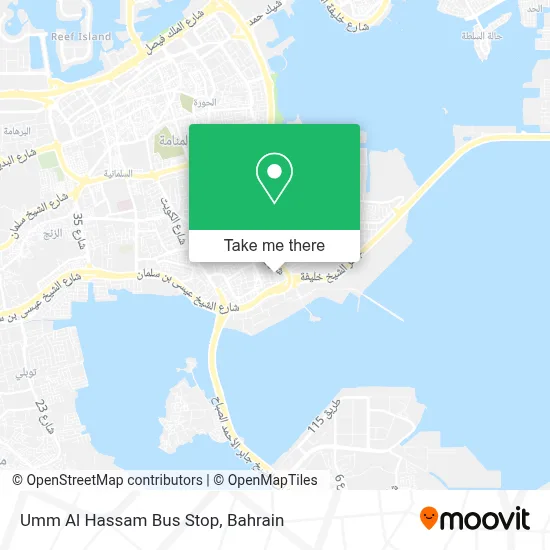Umm Al Hassam Bus Stop map