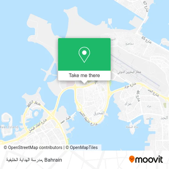مدرسة الهداية الخليفية map