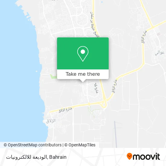 الوديعة للالكترونيات map