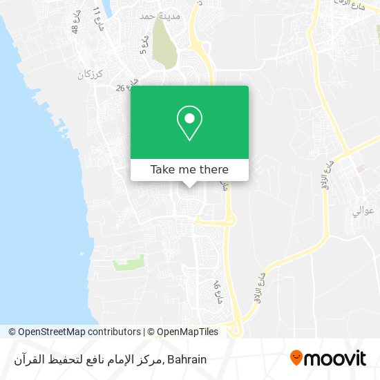 مركز الإمام نافع لتحفيظ القرآن map