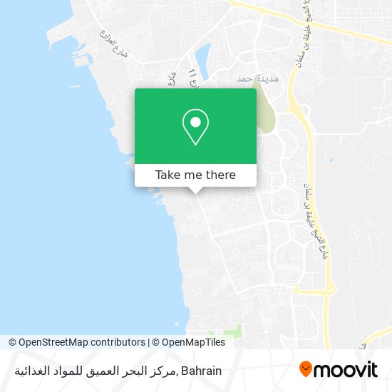 مركز البحر العميق للمواد الغذائية map