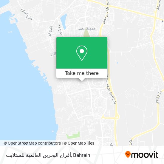 أفراح البحرين العالمية للستلايت map