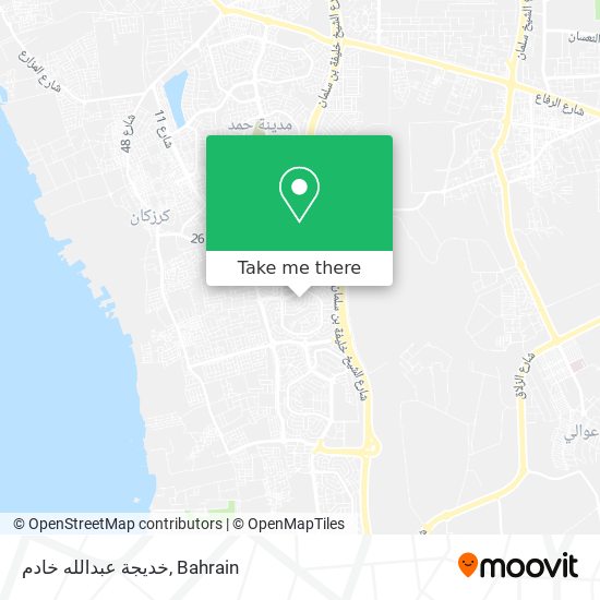 خديجة عبدالله خادم map