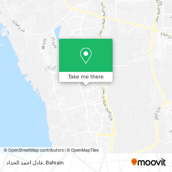 عادل احمد الحداد map