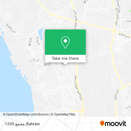 مجمع 1209 map
