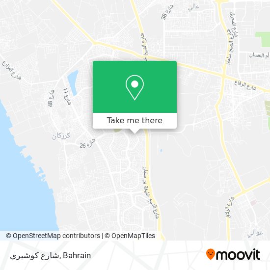 شارع كوشيري map