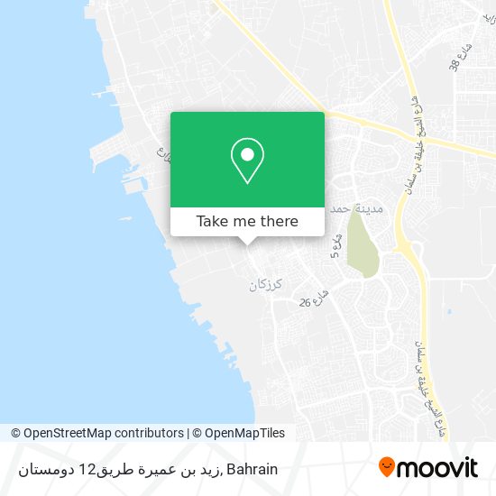 زيد بن عميرة طريق12 دومستان map