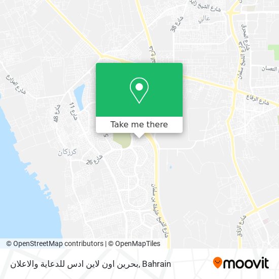 بحرين اون لاين ادس للدعاية والاعلان map