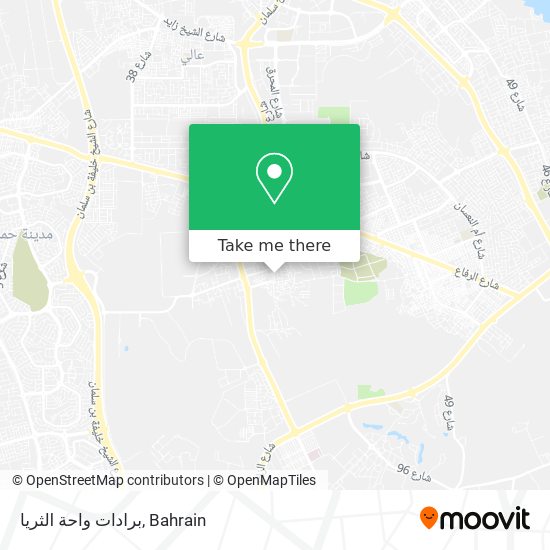 برادات واحة الثريا map