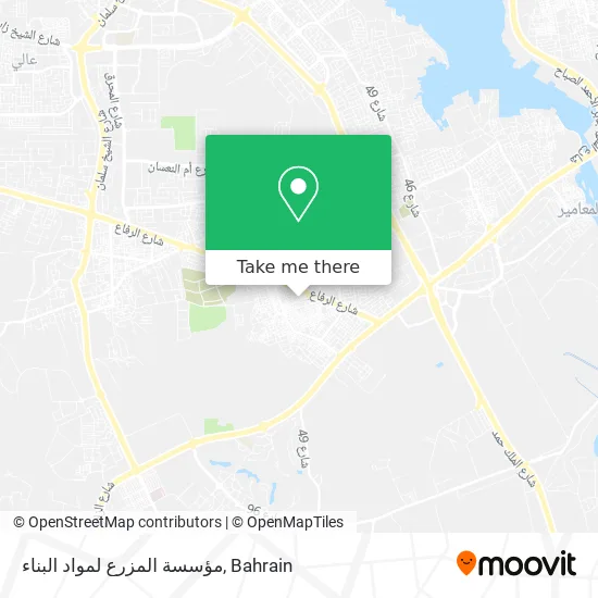 مؤسسة المزرع لمواد البناء map