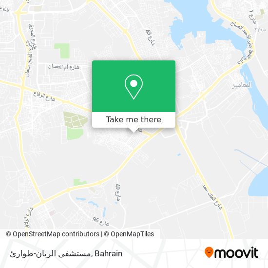 مستشفى الريان-طوارئ map