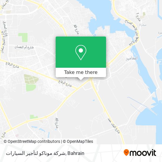 شركة موناكو لتأجير السيارات map