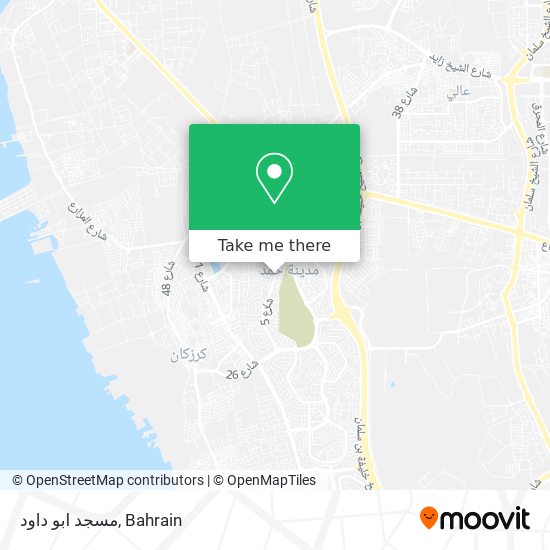 مسجد ابو داود map
