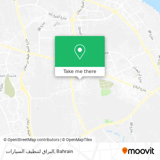 البراق لتنظيف السيارات map