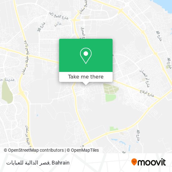 قصر الدالية للعبايات map