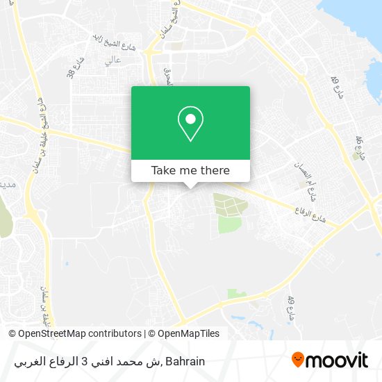 ش محمد افني 3 الرفاع الغربي map