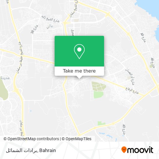 برادات الشمائل map