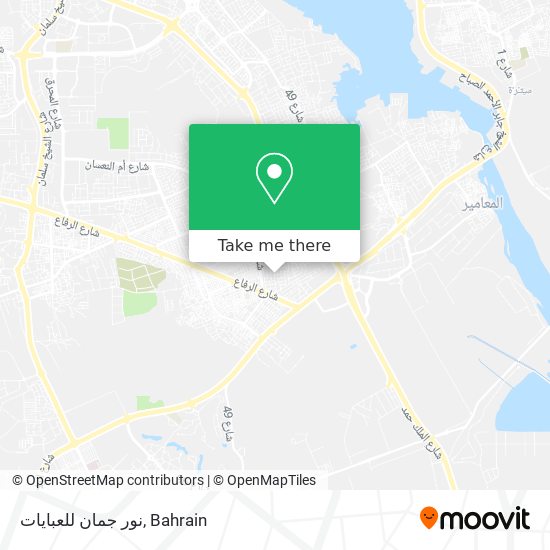 نور جمان للعبايات map