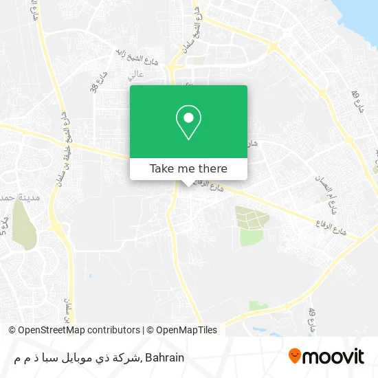 شركة ذي موبايل سبا ذ م م map