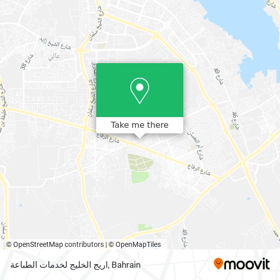 اريج الخليج لخدمات الطباعة map