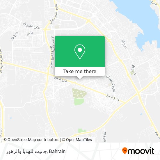 جانيت للهديا والزهور map