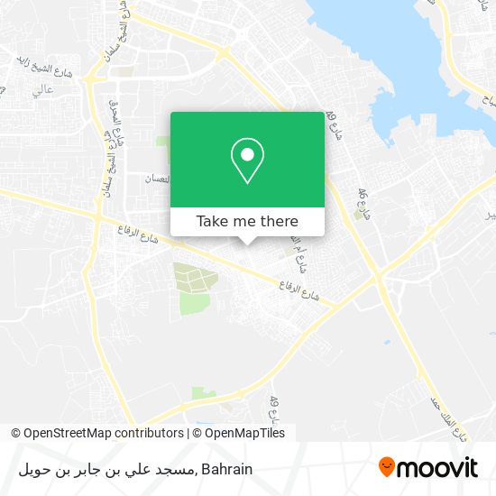 مسجد علي بن جابر بن حويل map