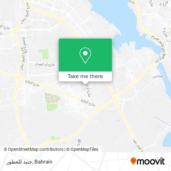 جنيد للعطور map