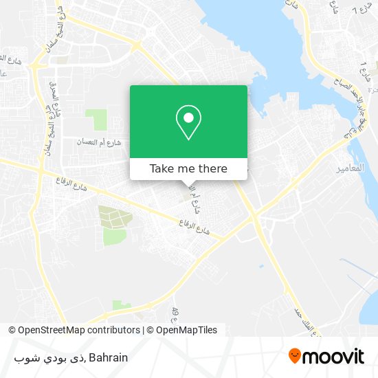 ذى بودي شوب map