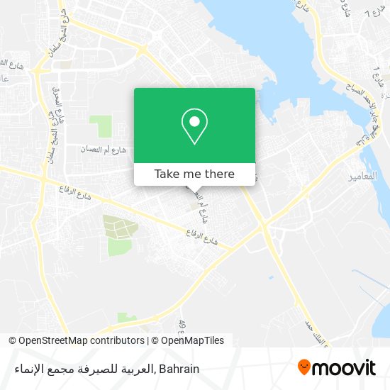 العربية للصيرفة مجمع الإنماء map