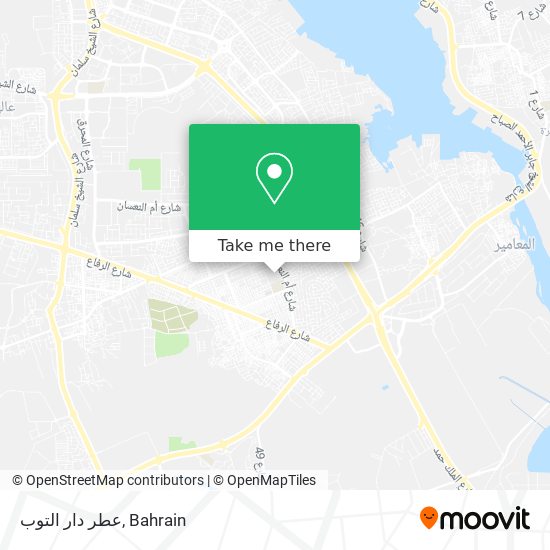 عطر دار التوب map