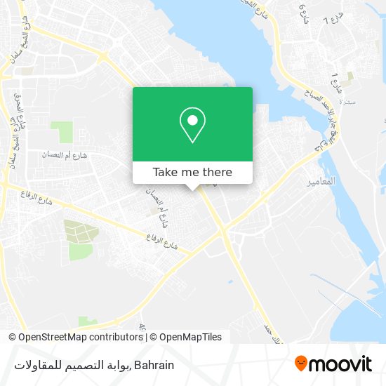 بوابة التصميم للمقاولات map